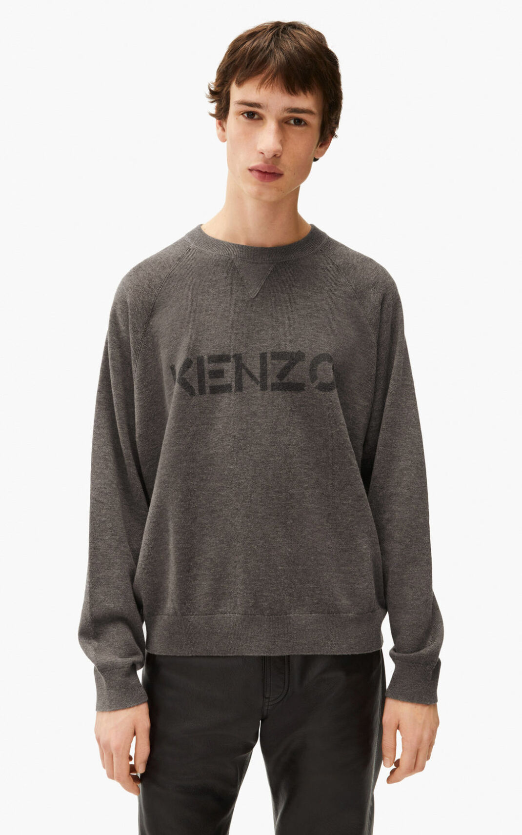 Kenzo logo Pulóver Férfi Barna | ID.988754